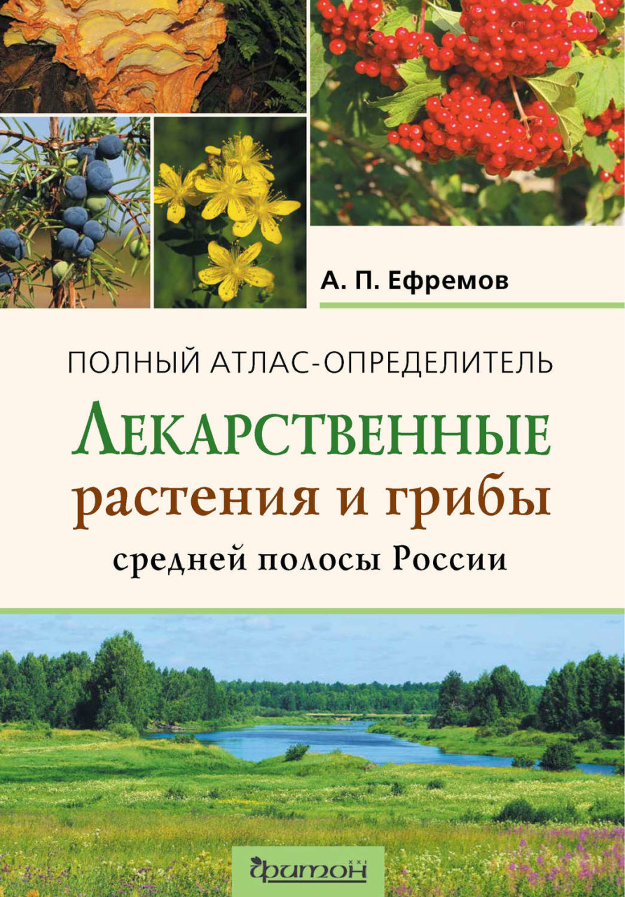 Ефремов, А. П. Лекарственные растения и грибы средней полосы России. Полный атлас-определитель.